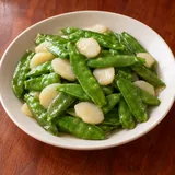 Illustrative image of Stir Fried Pea Pods with Water Chestnut
