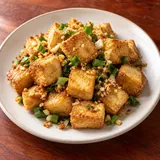 Illustrative image of Crispy Fried Bean Curd Dry Sauteed w/ Salt & Garlic