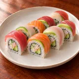 Illustrative image of Rainbow Roll